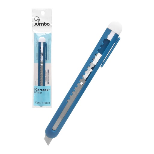 [003421] Cutter Plastico Chico 9 mm Jumbo