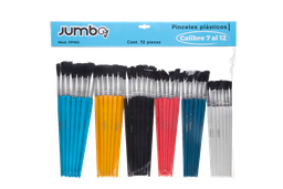 [003450] Pincel Escolar Acuarela 7 a 12 C/ 72 pzs Jumbo