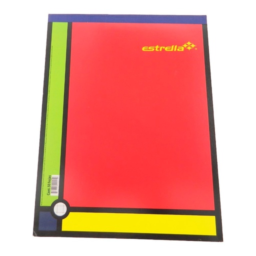 [003623] Block Cuadro 7 T/ Carta C/ 50 hjs Estrella