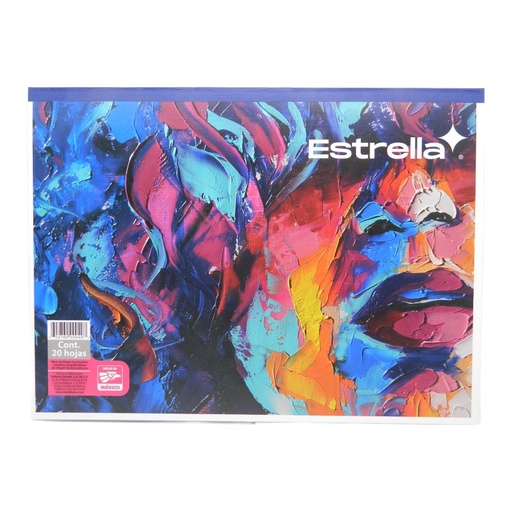 [003627] Block Dibujo Constructivo Tabla Chico 25 x 33 C/ 20 hjs Estrella