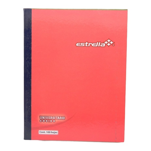 [003666] Cuaderno Universitario Cosido Cuadro 5 C/ 100 hjs Estrella