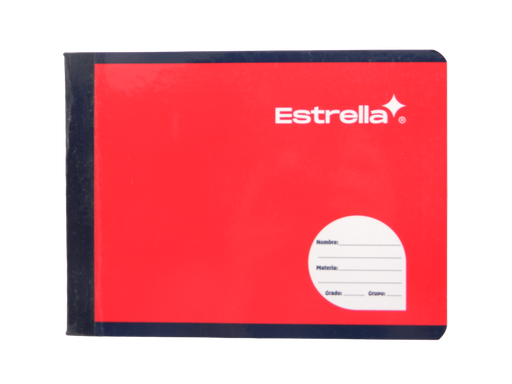[003677] Cuaderno F/ Italiano Cosido Blanco C/ 100 hjs Estrella