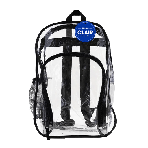 [003757] Mochila Transparente 17" Bazic