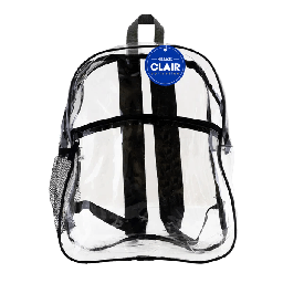 [003758] Mochila Transparente 15" Bazic