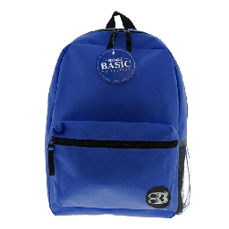 [003759] Mochila Basica 16" Azul Bazic