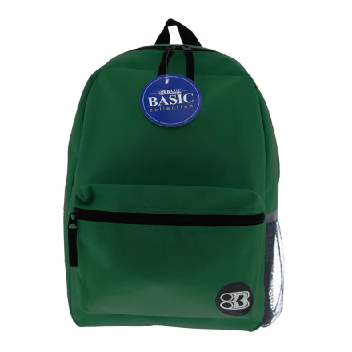 [003761] Mochila Basica 16" Verde Bazic