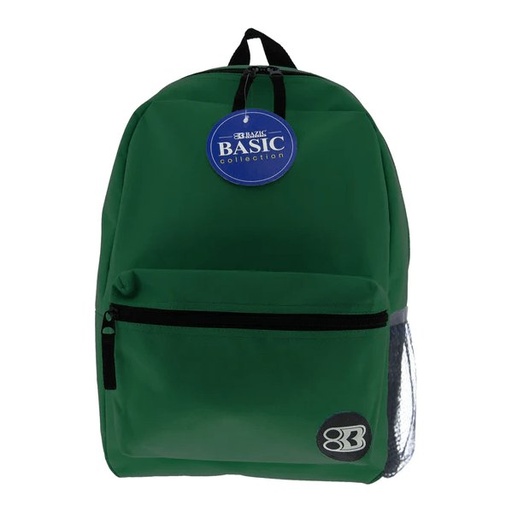 [003761] Mochila Basica 16" Verde Bazic