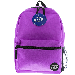 [003764] Mochila Basica 16" Morada Bazic