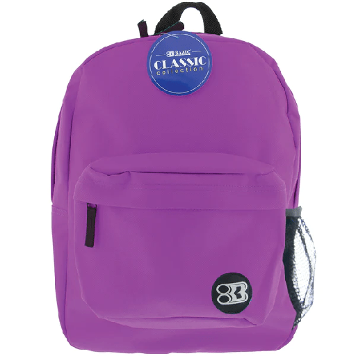 [003772] Mochila Clasica 17" Morada Bazic