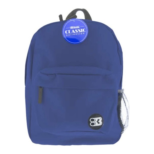 [003773] Mochila Clasica 17" Azul Marino Bazic