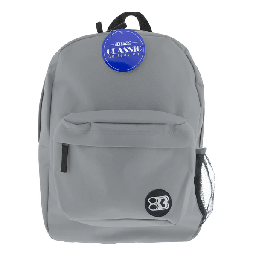 [003774] Mochila Clasica 17" Gris Bazic