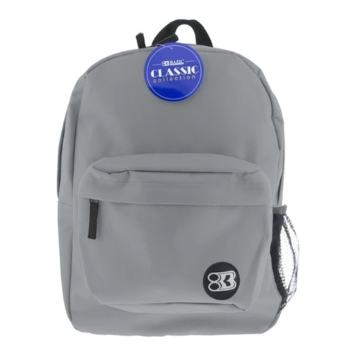 [003774] Mochila Clasica 17" Gris Bazic