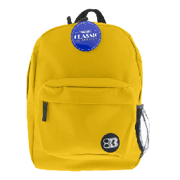 [003775] Mochila Clasica 17" Mostaza Bazic