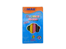 [003825] Crayones Estandar C/ 6 pzs Mae