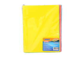 [003925] Foamy Diamantado T/ Carta Colores Neon Surtidos C/ 10 pzs Mae