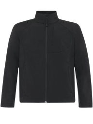 [004116] Chamarra Caballero Bolivia 92% Poliester Negro Mediana Lazzar