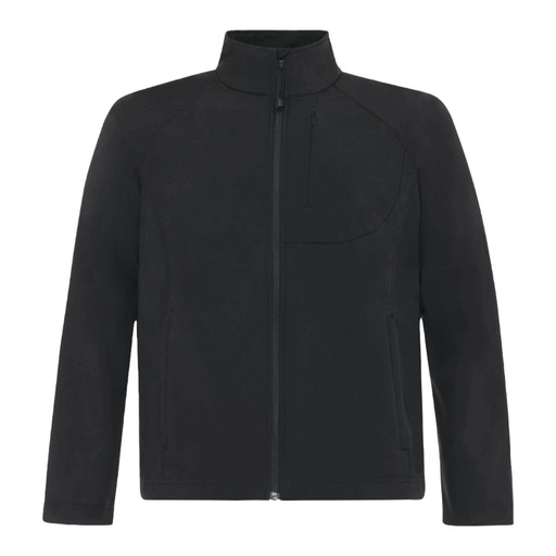 [004116] Chamarra Caballero Bolivia 92% Poliester Negro Mediana Lazzar