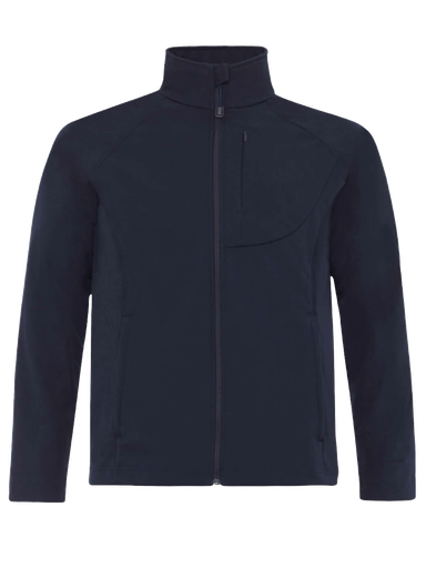 [004118] Chamarra Caballero Bolivia 92% Poliester Azul Marino Chica Lazzar