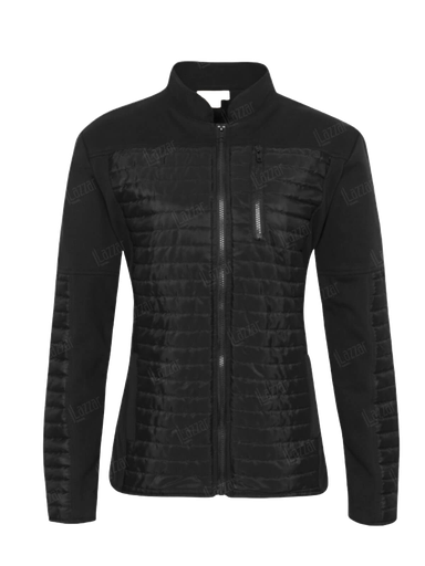 [004131] Chamarra Dama Tokio Negro Mediana Lazzar