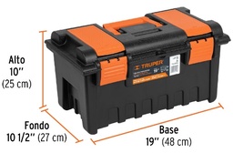 [004191] Caja P/ Herramientas C/ Compartimentos 48 x 27 x 25 cms 11143 Truper