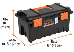 [004192] Caja P/ Herramientas S/ Compartimentos 48 x 27 x 25 cms 19781 Truper