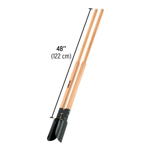 [004193] Cavadores Apertura 6" Hojas Acero Inox Mango Madera 22698 Truper