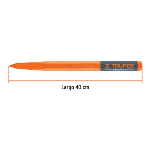 [004196] Cuña Hexagonal P/ Concreto Largo 40 cms Seccion 1" 13056 Truper