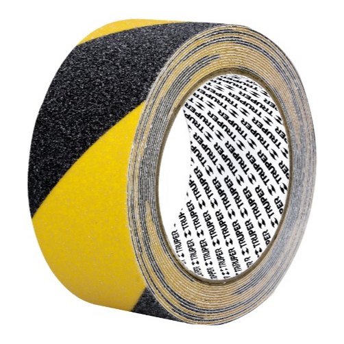 [004203] Cinta Antiderrapante Amarillo / Negro 5 cms x 5 mts 101448 Truper