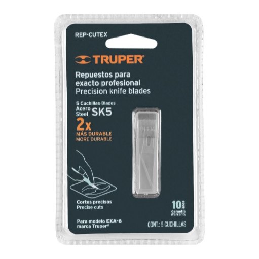 [004216] Cuchilla Repuesto Exacto C/ 5 pzs 16979 Truper