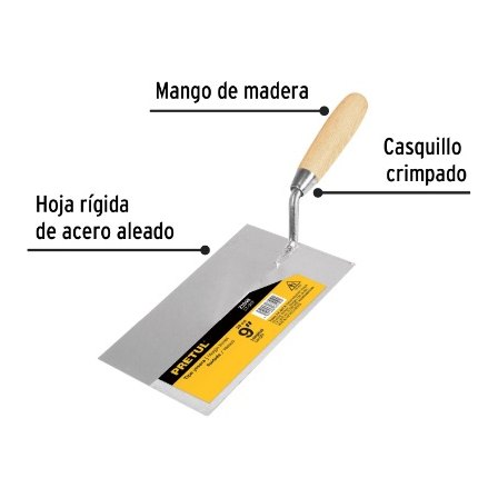 [004218] Cuchara Soldada Yesera 9" 21049 Truper