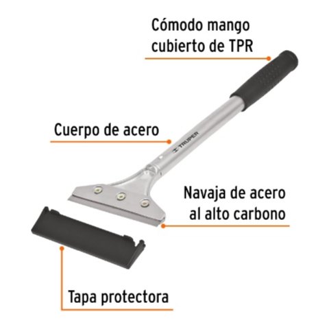[004275] Raspador C/ Mango 4" 15962 Truper