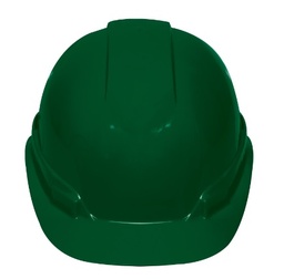 [004280] Casco Seguridad Matraca Clase E Verde 10374 Truper