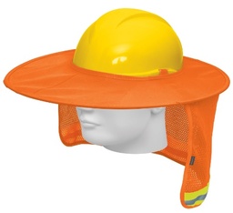 [004288] Protector Solar P/ Casco C/ Reflejante Naranja 100353 Truper