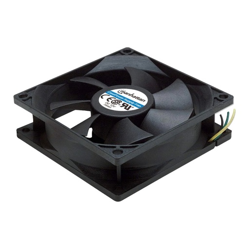 [004370] Ventilador P/ Fuente de Poder o Gabinetes 80 mm 3 Pines Manhattan