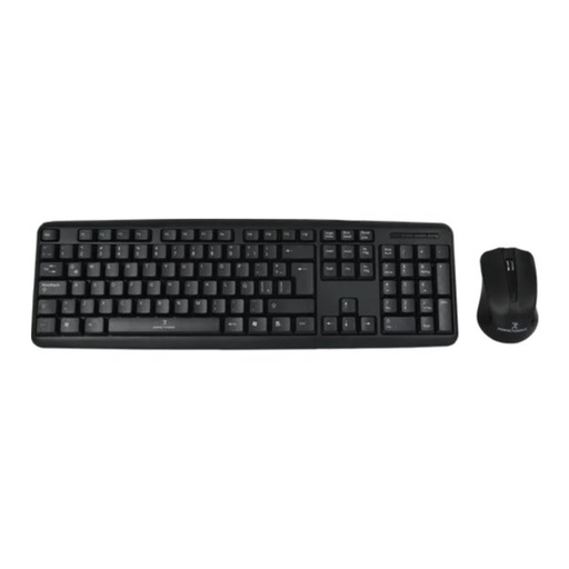 [004378] Kit Teclado y Mouse Alambrico Usb Negro Perfect Choice