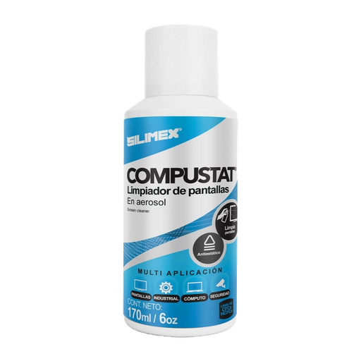 [004389] Limpiador Pantallas Antiestatico Compustat 170 ml Silimex