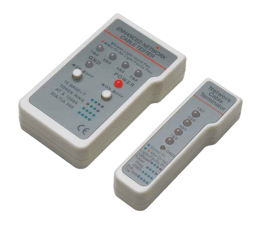 [004418] Probador Cables Multifuncional RJ45, RJ11 Blindados y No Blindados Intellinet