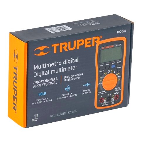 [004460] Multimetro Digital Profesional 100361 Truper