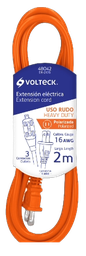 [004519] Extension Uso Rudo Cal 16 Naranja 2 mts 48042 Truper