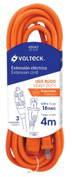[004520] Extension Uso Rudo Cal 16 Naranja 4 mts 48043 Truper