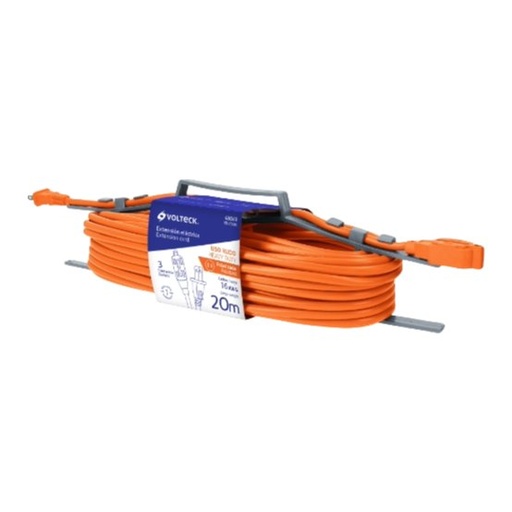 [004524] Extension Uso Rudo Cal 16 Naranja C/ Porta Extension 20 mts 48049 Truper