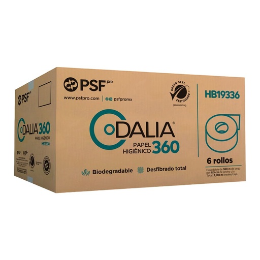 [004690] Papel Higienico Jumbo Sr 360 mts C/ 6 pzs 360 Dalia
