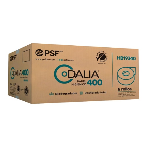 [004691] Papel Higienico Jumbo Sr 400 mts C/ 6 pzs 400 Dalia