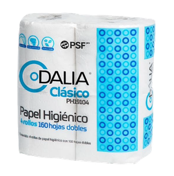 [004701] Papel Higienico Tradicional C/ 4 pzs C/ 24 pzs 160HD Dalia