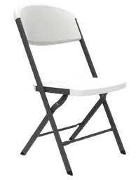 [004727] Silla Plegable Blanca Lifetime