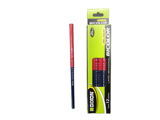 [004738] Lapiz Bicolor Delgado C/ 12 pzs Dixon