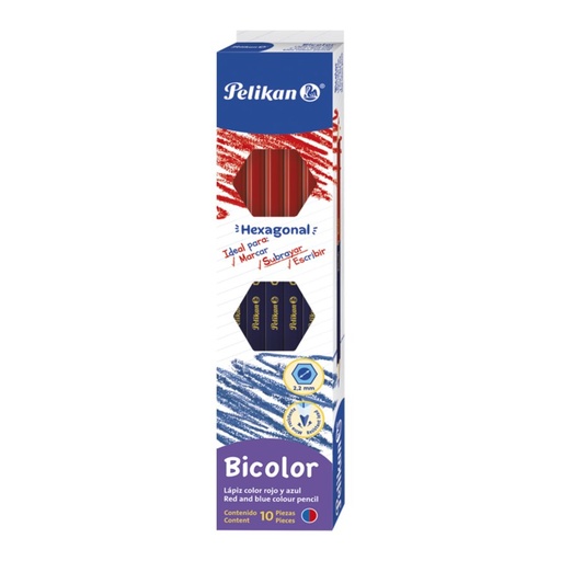[004753] Bicolor Delgado C/ 10 pzs Pelikan