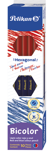 [004753] Bicolor Delgado C/ 10 pzs Pelikan