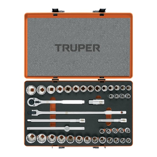 [005058] Juego 42 Herramientas 1/2" std y mm P/ Mecanico 13940 Truper