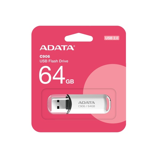 [005131] Memoria USB Adata C906 64GB Blanco